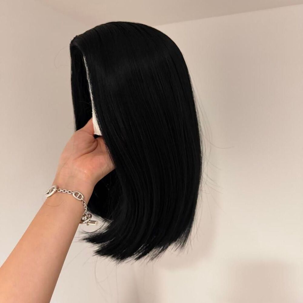 NWT Halloween cosplay costume Black Hair WIG